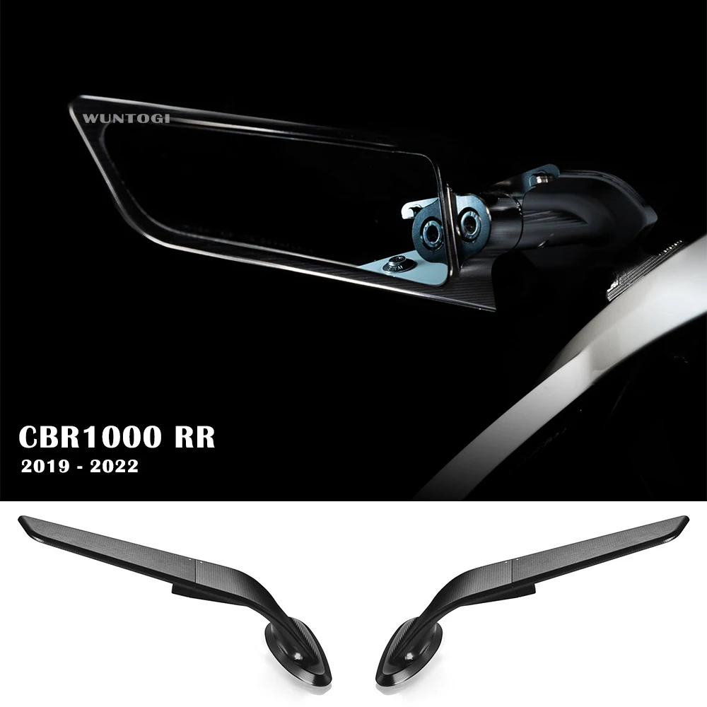 

Motorcycle Mirrors For HONDA CBR1000RR 2019-2022 Stealth Mirrors Sports Winglets Mirror Kit Adjustable Mirrors Side Wing Mirrors