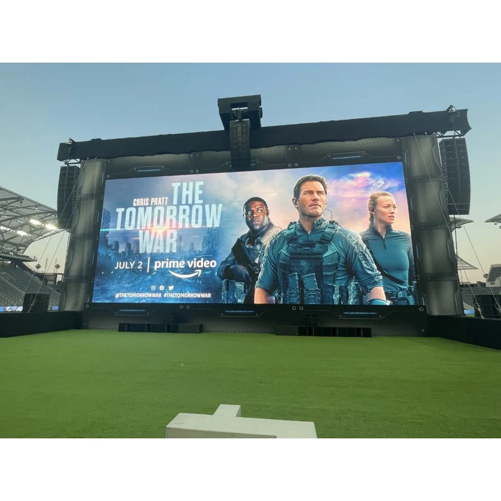 Outdoor Drive in Cinema Movie Theater Led Screen Panel 500mm Cabinet 3840Hz 3X2M Video Wall