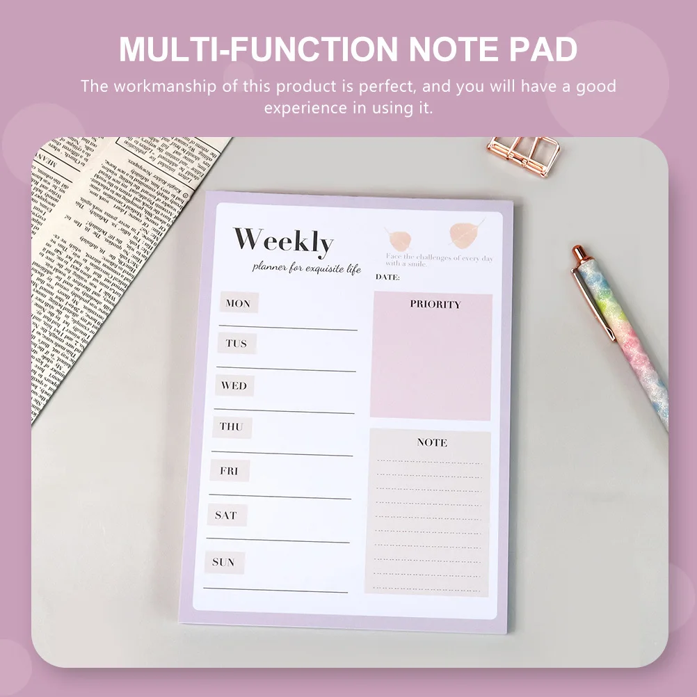 Blocco note Blocco note Carta da lettere liscia Cancelleria per adulti Home Office School Blocco note multifunzione