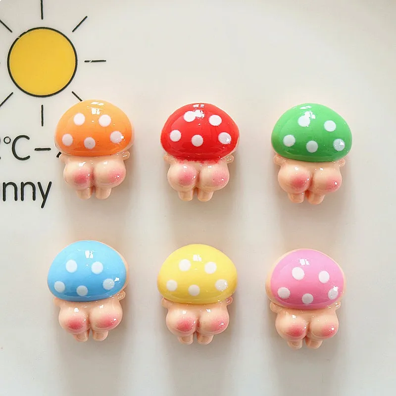 100pcs Cartoon Animal Resin Flatback Cabochon for DIY Accessories Phone Case Hairpin Keychain Earrings Decor