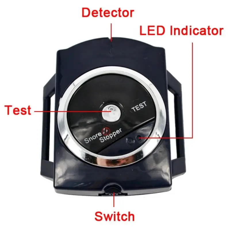 Tapón bloqueador de ronquidos, muñeca infrarroja, LED, equipo electrónico para dejar de roncar, solución de cura para dejar de dormir, protector