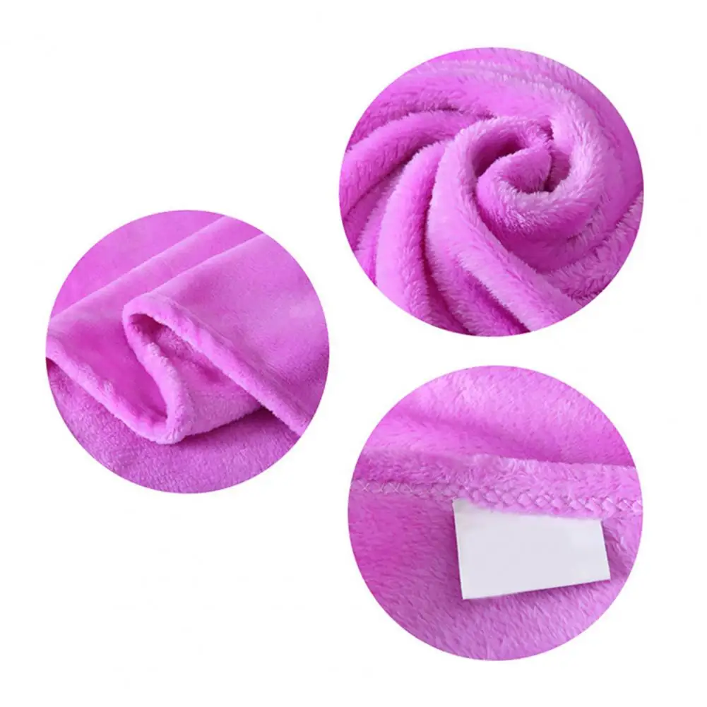 Soft Warm Coral Fleece Flannel Blankets For Beds Faux Fur Mink Throw Solid Color Sofa Cover Bedspread Winter Plaid Blankets