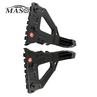 Soportes de soporte para parachoques delantero de coche, 2 uds., para AUDI A6 / A6 QUATTRO / S-LINE 2005 2006 2007 2008 2009 2010 2011 4F 0807227   4F 0807228