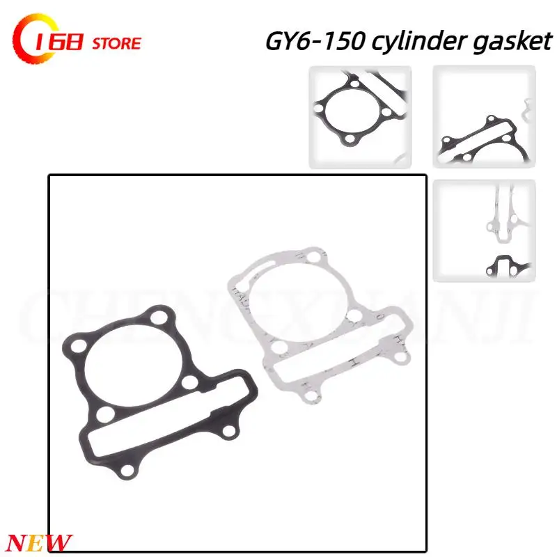 

Высококачественный комплект головки блока цилиндров и базовых прокладок GY6 объемом 150 куб.см, совместимый с 4-тактными скутерами 152QMI 157QMJ, мопедами и квадроциклов