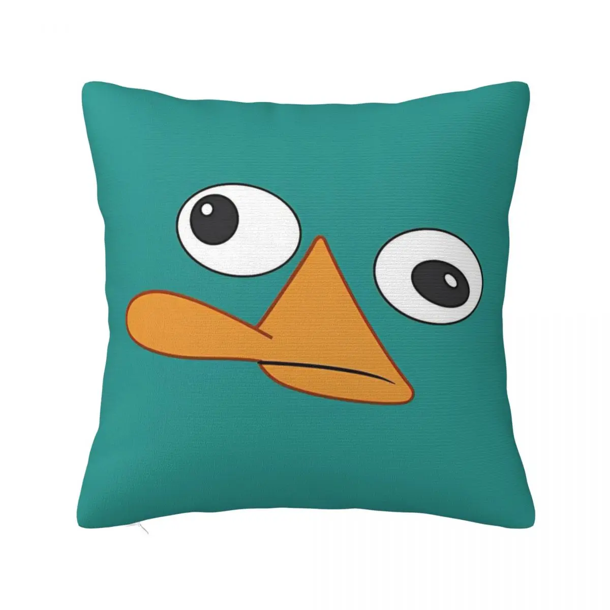Perry The Platypus Square Pillow Case Cartoon Duck Cushion Covers Awesome Zippered Decor Pillowcase for Car 45*45cm