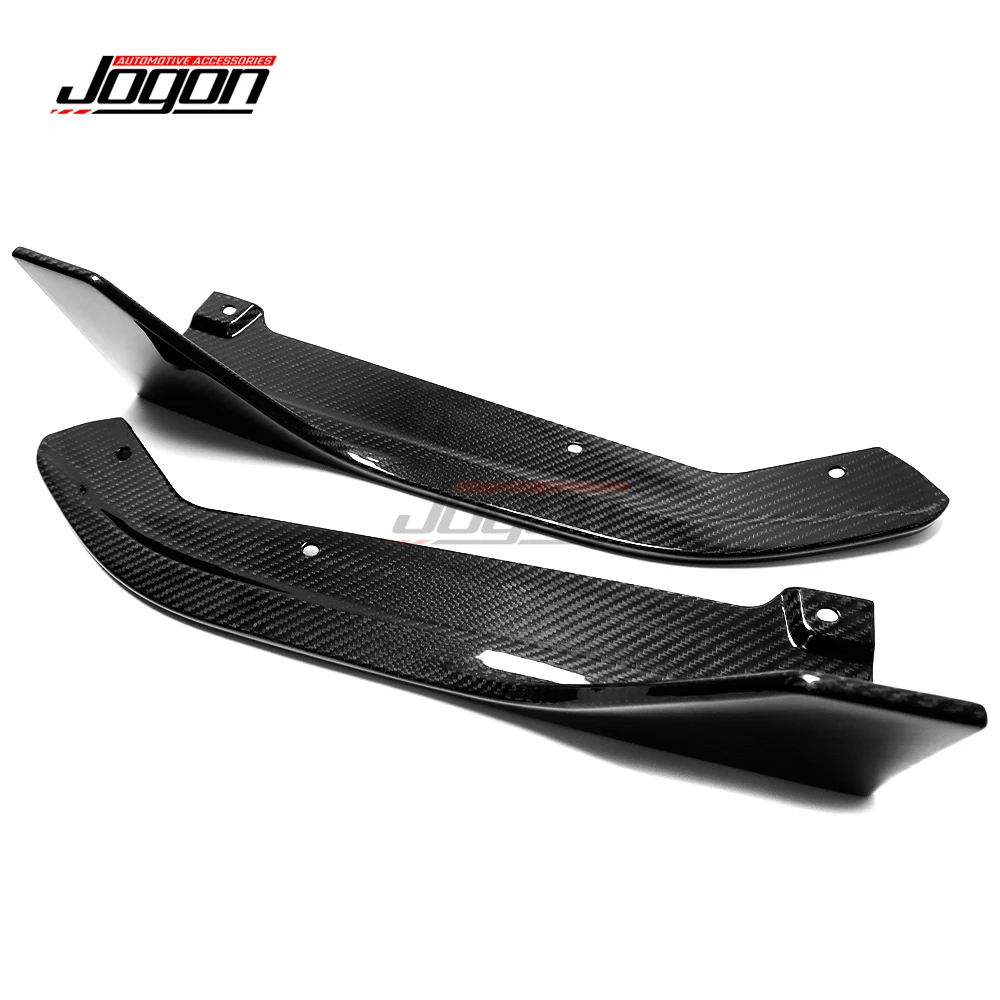 2PCS For Subaru WRX S4 STI VB 2022 2023 2024 Carbon Fiber Exterior Car Rear Bumper Splitter Kits Corner Cover Trim Accessories