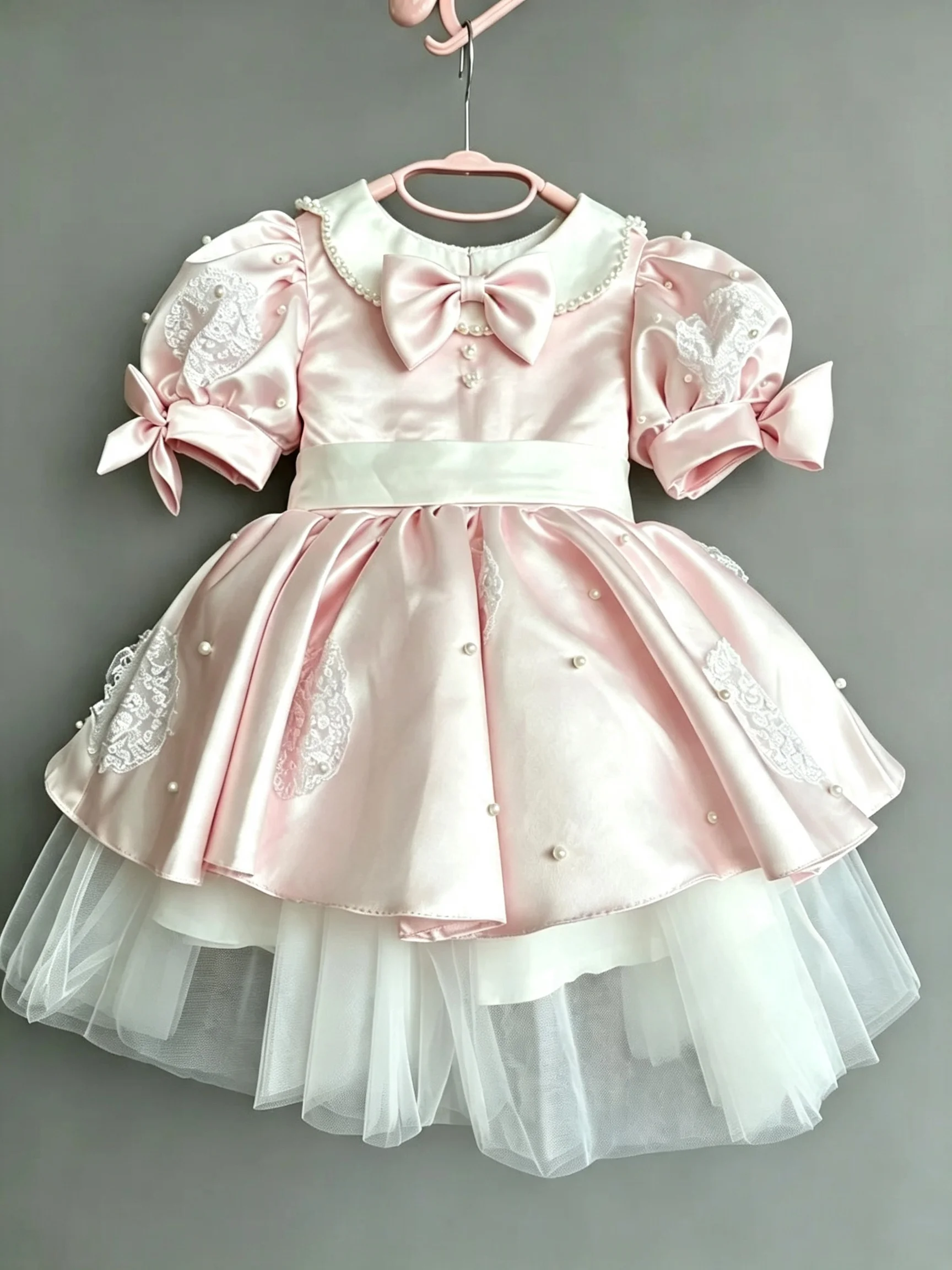 elegante-abito-da-damigella-in-pizzo-e-raso-con-tulle-soffice-e-fiocco-per-matrimonio-prima-comunione-festa-di-compleanno-lunghezza-al-ginocchio