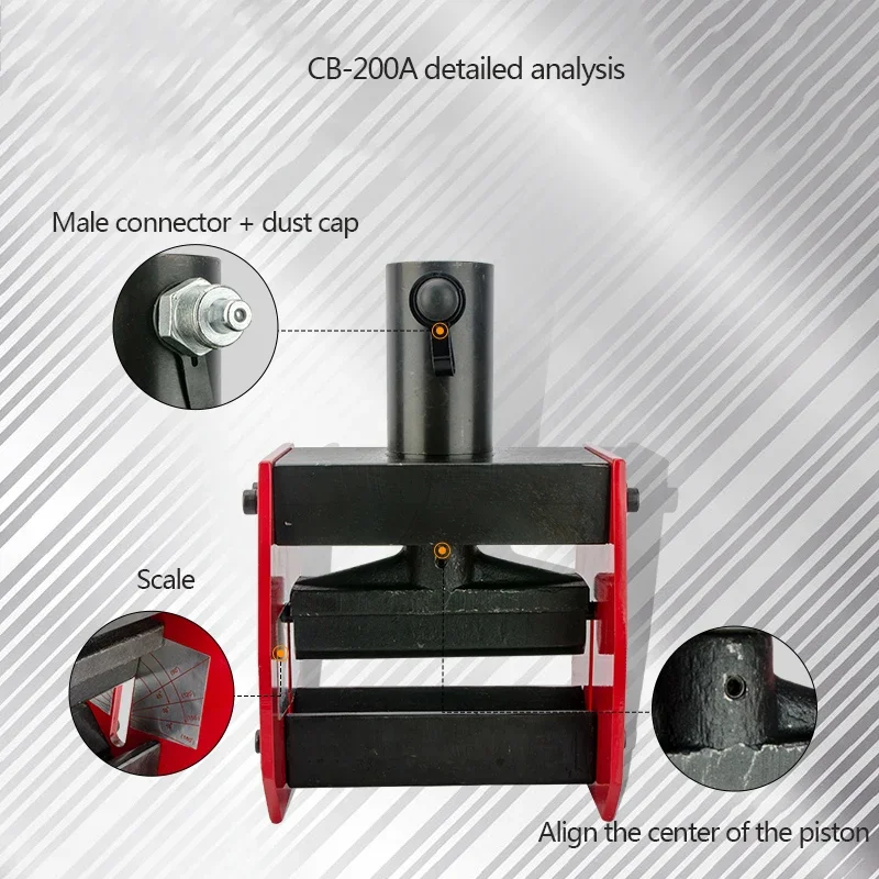 آلة الثني الهيدروليكية CB-200A آلة ثني سبليت الهيدروليكية صف النحاس صف الألومنيوم آلة ثني الألواح الحديدية للحافلة