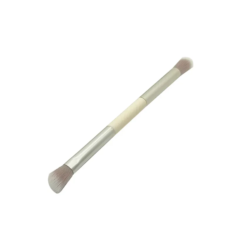 Double Head Professional Makeup Brushes Plastics Tube Eye Shadow Brush Nose Shadow Brush Highlight Brush Portable