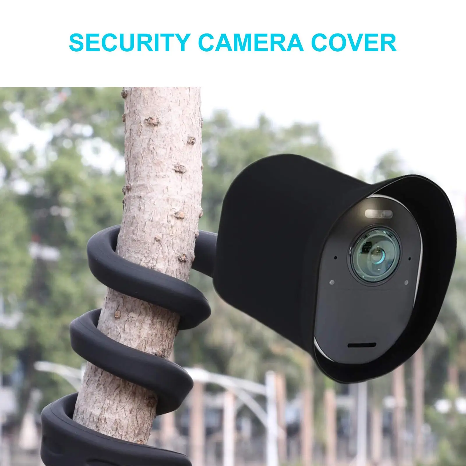 

Dust-proof Camera Case Outdoor Cover Silica Gel Security Monitor Protective Sleeve