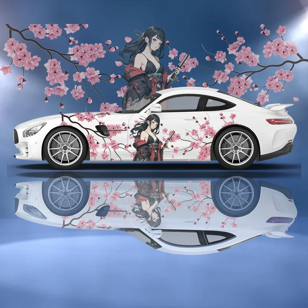 

Виниловые наклейки для автомобиля с красивыми цветами, самоклеящаяся наклейка из ПВХ, подходит для грузовиков, внедорожников, украшения, автоаксессуары, подарок