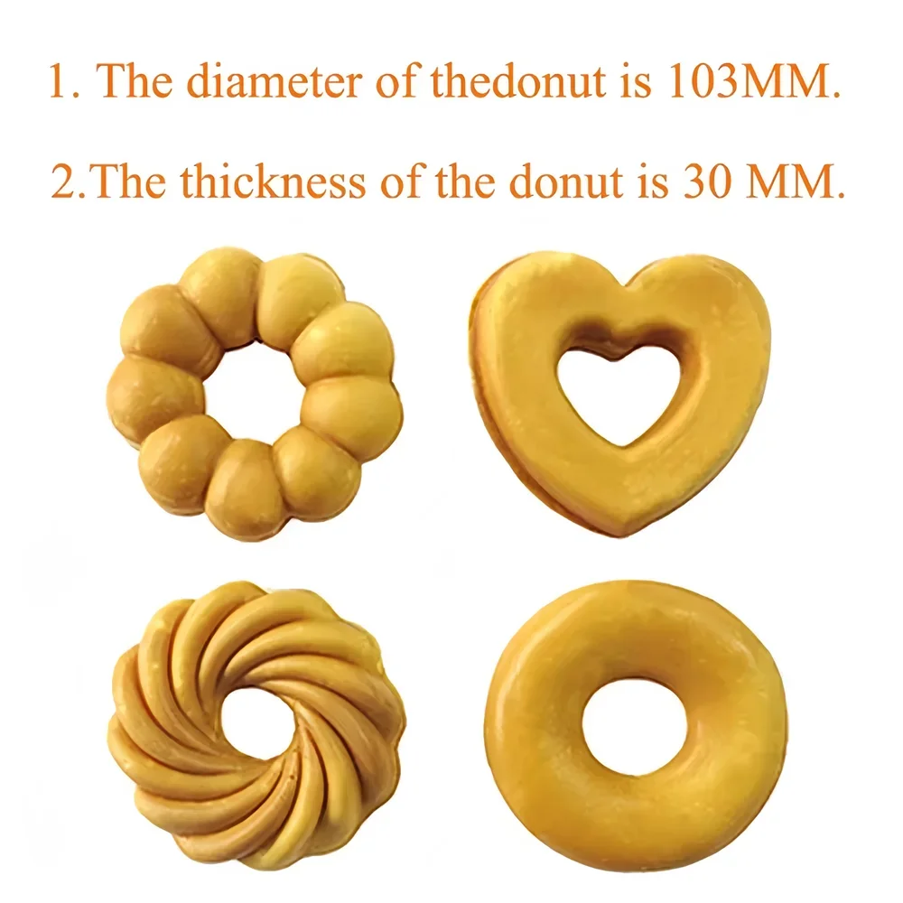 4 In 1 Digital Temperature Controller 4 Different Shape Donuts    Commercial 4-hole Doughnut Maker