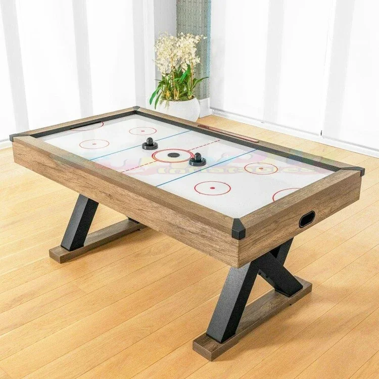 Multifunctional party playing billiard pool table and air hockey with ping pong games