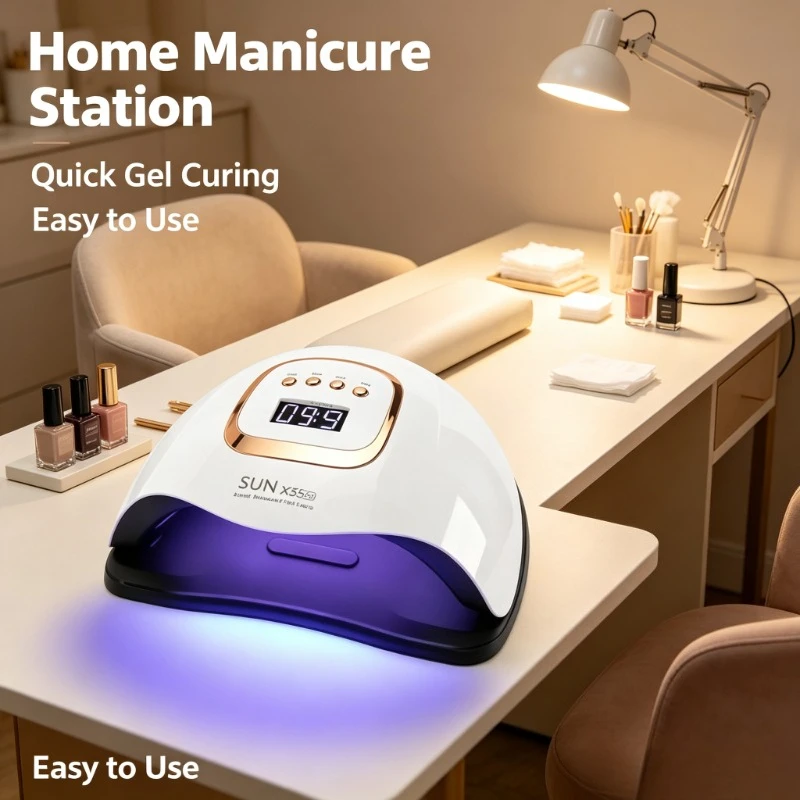 High‑Power Intelligent Manicure Curing Light Auto Induction Device for Home Nail Art Making