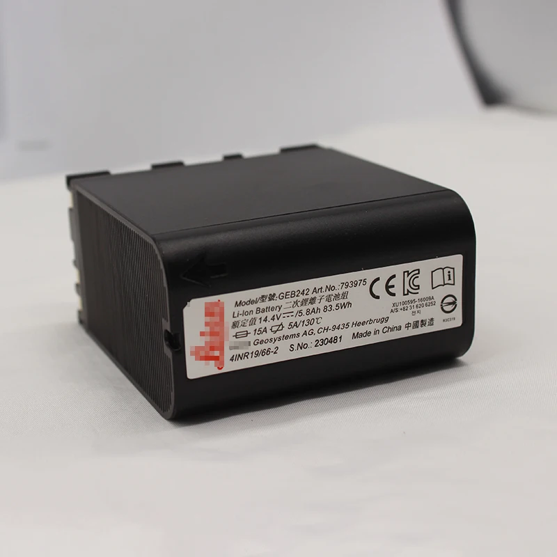 

14.4v 5800mAh Li-ion battery GEB242 for Leic TS30 TM30 Total Station