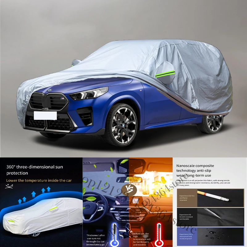 

For BMW X2 Auto Anti snow Anti dust Anti uv Anti peeling paint And Anti Rainwater 210t car cover Car cover protection