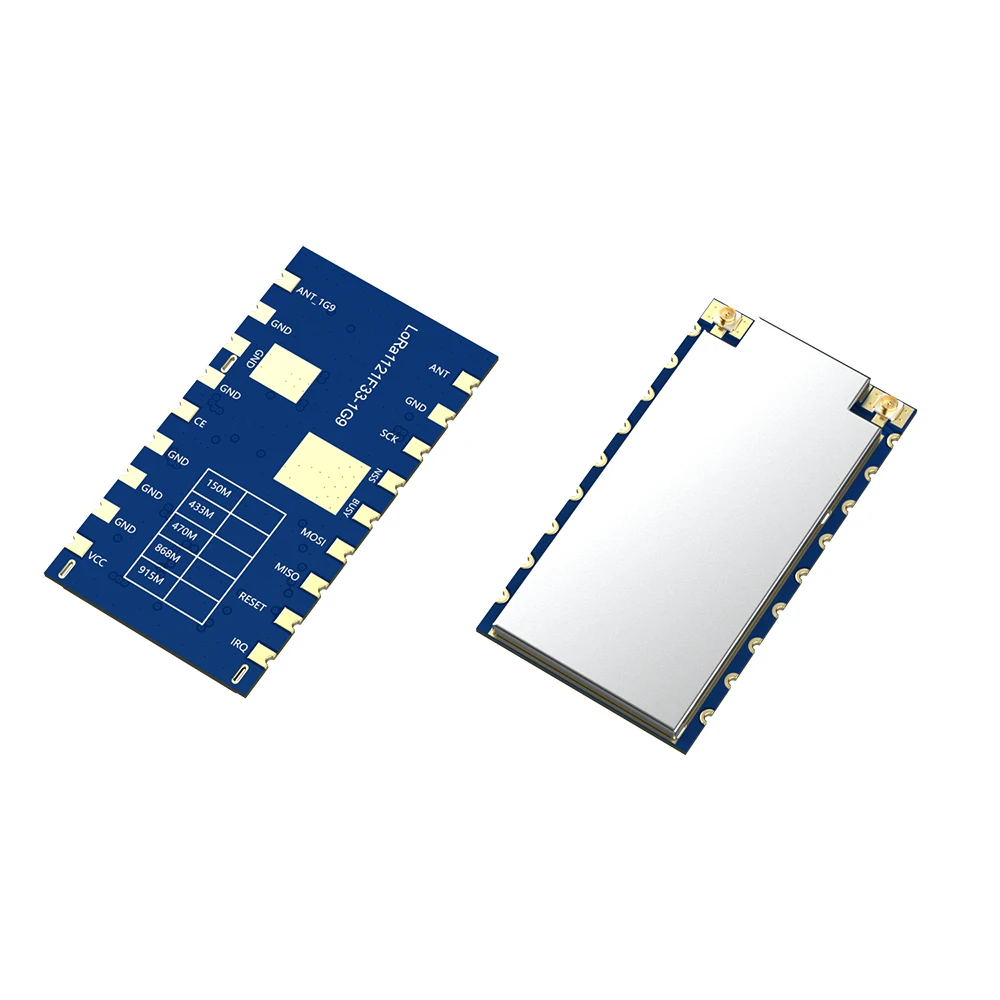 2PCS LoRa1121F33-1G9 with antenna, 2W High-Power LoRa Module use LR112 ,Sub-GHz, S-Band:1900～2000MHz(satellite Band) SPI Module