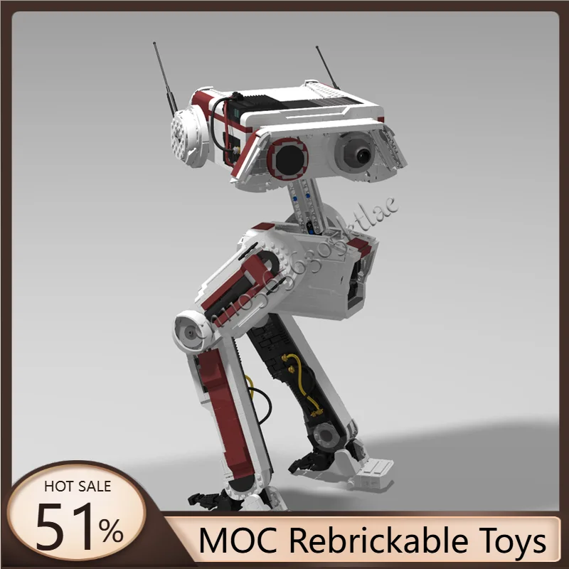 

Новый 2827 шт., серия Star Battle, белая модель робота, креативные строительные блоки для взрослых и детей, сделай сам, сборка, дисплей, игрушка, рождественские подарки