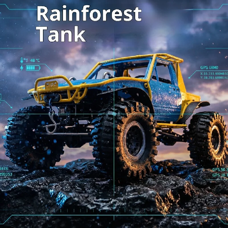 

Радиоуправляемый электрический внедорожник D1RC с титановой рамой для соревнований RCRFC и гонщиков RC