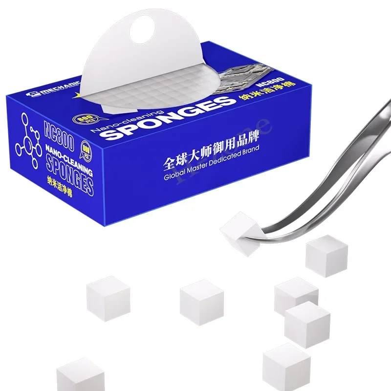 Mecánico NC800 Nano esponja de limpieza sin residuos pantalla de teléfono PCB placa base cámara de vidrio trasero flujo de soldadura marco de aceite herramienta de limpieza