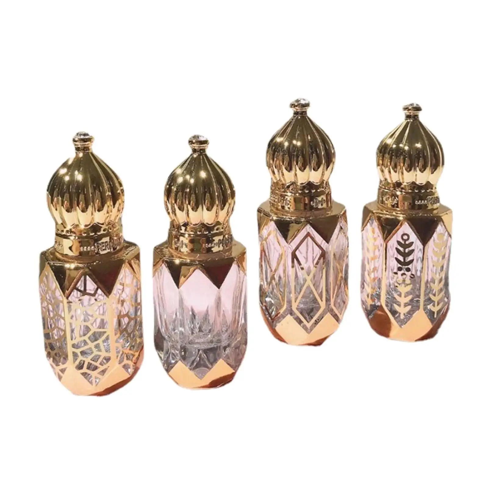 4 Pieces Bottles Roller Ball Luxury 6ml Roller Bottles for