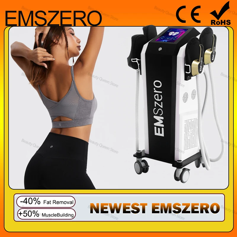 Emszero RF 6500W 15Tesla muscle stimulator body sculpt machine with EMS EMSzero Body Sculptingfloor for beauty salon new upgrade