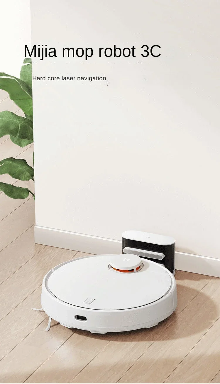 Xiaomi-Mijia Aspirador Robô Automático, Navegação Inteligente, Sweep Mop, Grande Sucção, Eletrodomésticos, 3C, 1