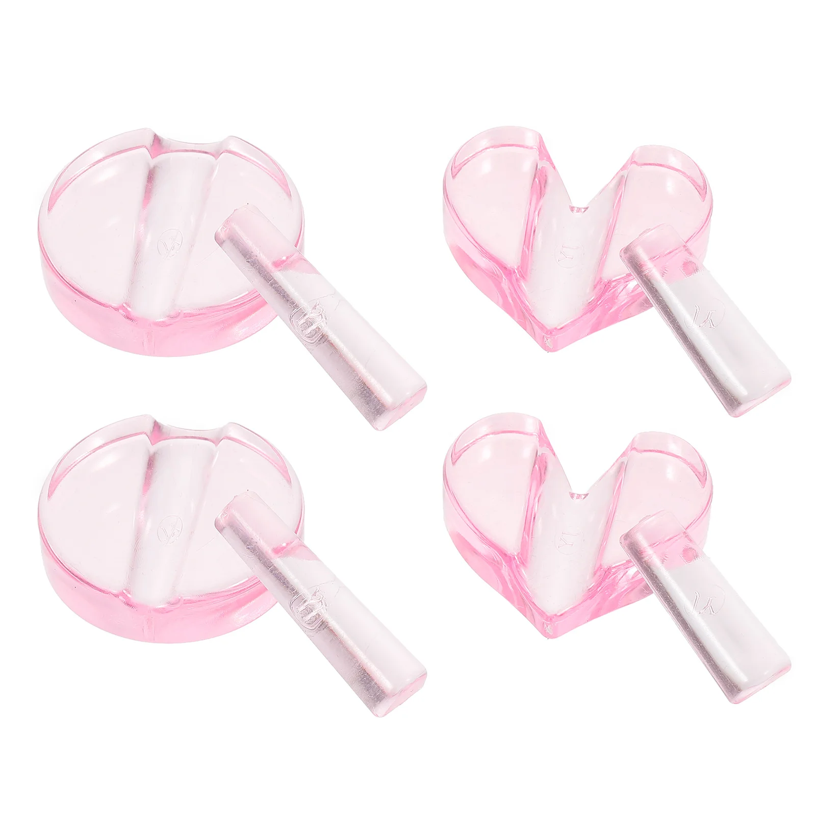 

2Sets Nail Art Embossing Mold Metal Frame Bending DIY Manicure Templates Design Nail Embossed Mold Manicure Tool