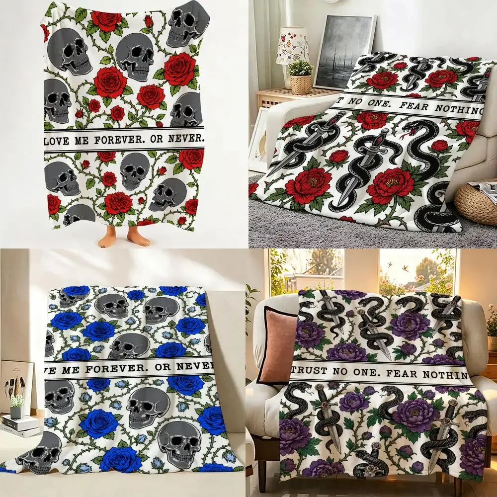 Funny COFFEE FIRST, BUT FIRST COFFEE Throw Flannel Throw Blanket Suitable warm for Sofa、Living Room、Bedroom soft
