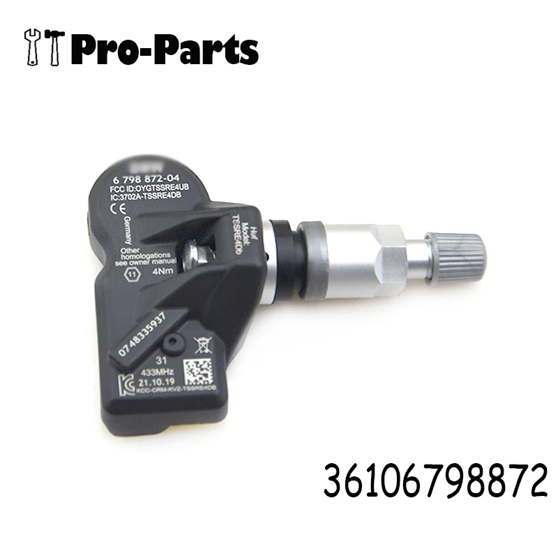 

Высококачественный датчик давления в шинах TPMS 36106798872 36106874830 36106890964 для BMW 5 6 7 X1 X3 X4 Z4 Mini Rools Royce 433 МГц