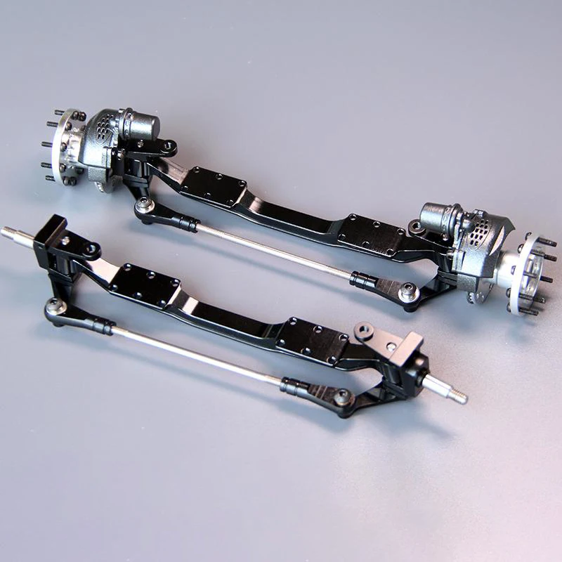 Metal Simulation Unpowered Front Axle for 1/14 Tamiya RC Truck SCANIA 770S R620 VOLVO BENZ Arocs MAN TGX Car Accessories
