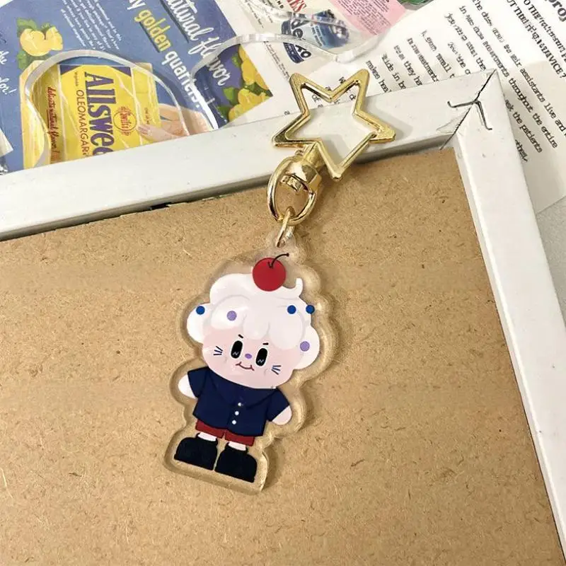 

Thai TV Series I Love A Lot Of You Korapat Kirdpan Nanon Cosplay Keychain Acrylic Pendant Keyring Key Chain Bag Accessory Gift