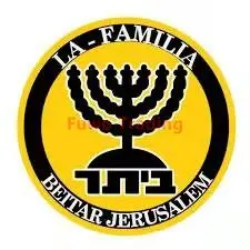 Fuwo Trading Funny Isreal New Beitar Jerusalem Creative Decoration PVC Decals Vinyl Decal Car Sticker KK Waterproof on Bumper