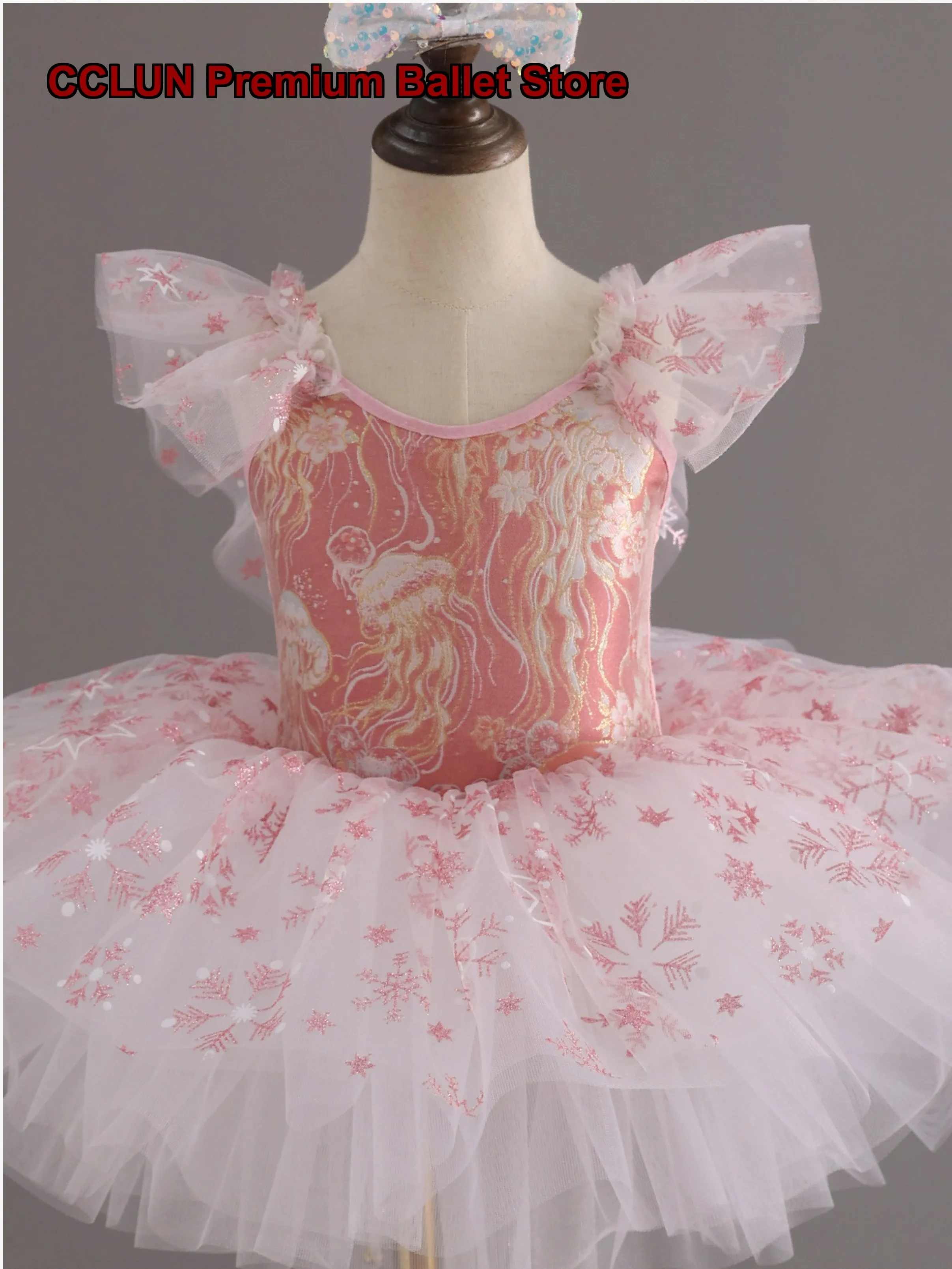 Children's Tutu Girls Puffy Tutu Performance Stage Show Kindergarten Princess Gown Dance Tulle Skirt Kids