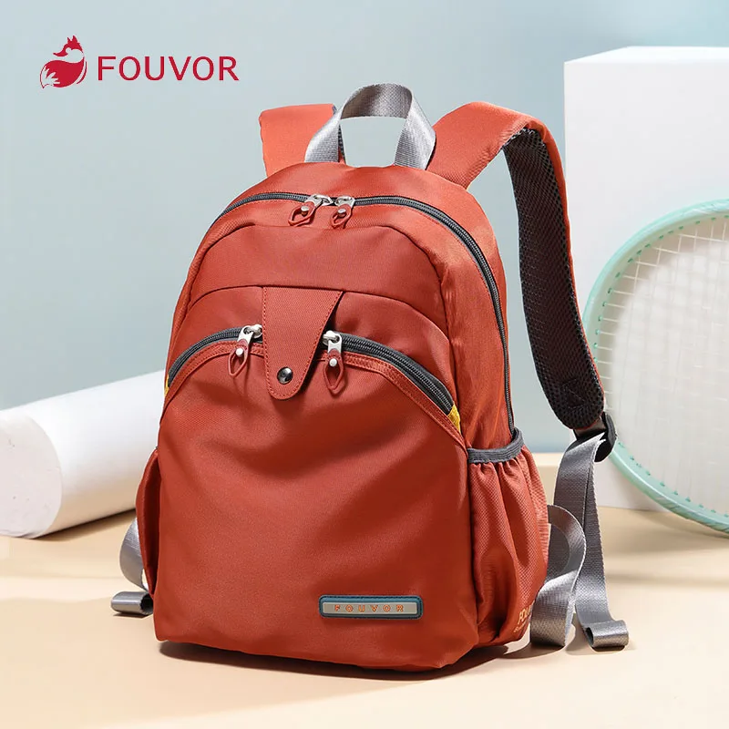 Fouvor Casual Sport Rucksack Frauen 2025, Mode Nylon Wasserdicht Reise Laptop Rucksack Große Leinwand Student Schule Taschen 2587-23