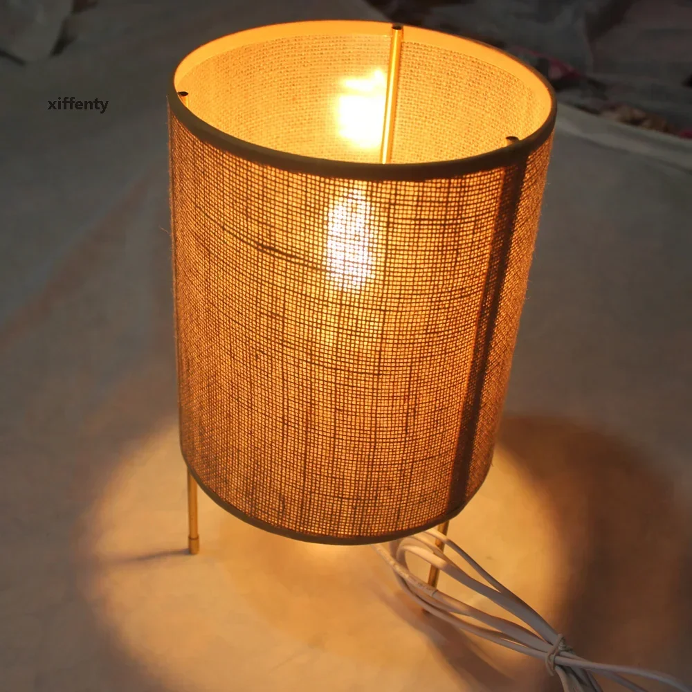 Imagem -03 - Rattan Arte Artesanal Lâmpada de Mesa Quarto Estudo Cama Decoração Pequena Luz da Noite Nordic Criatividade Decoração para Casa Lâmpada Cama