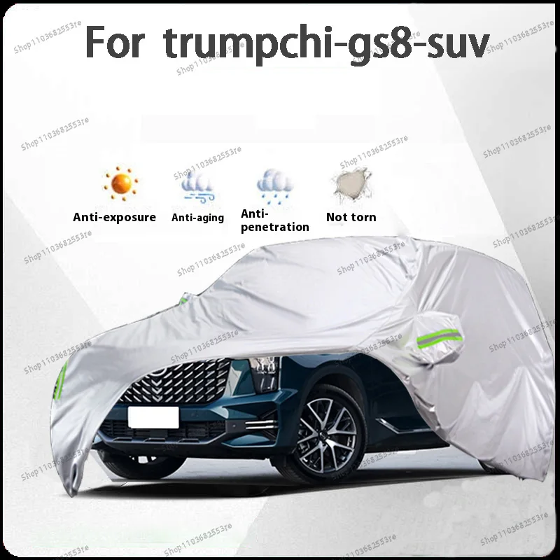 

For Trumpchi GS8 Fit Car Cover Waterproof, Dustproof, Sunshade (UV), Snowproof | Silve Full Cover with All-Day Protection