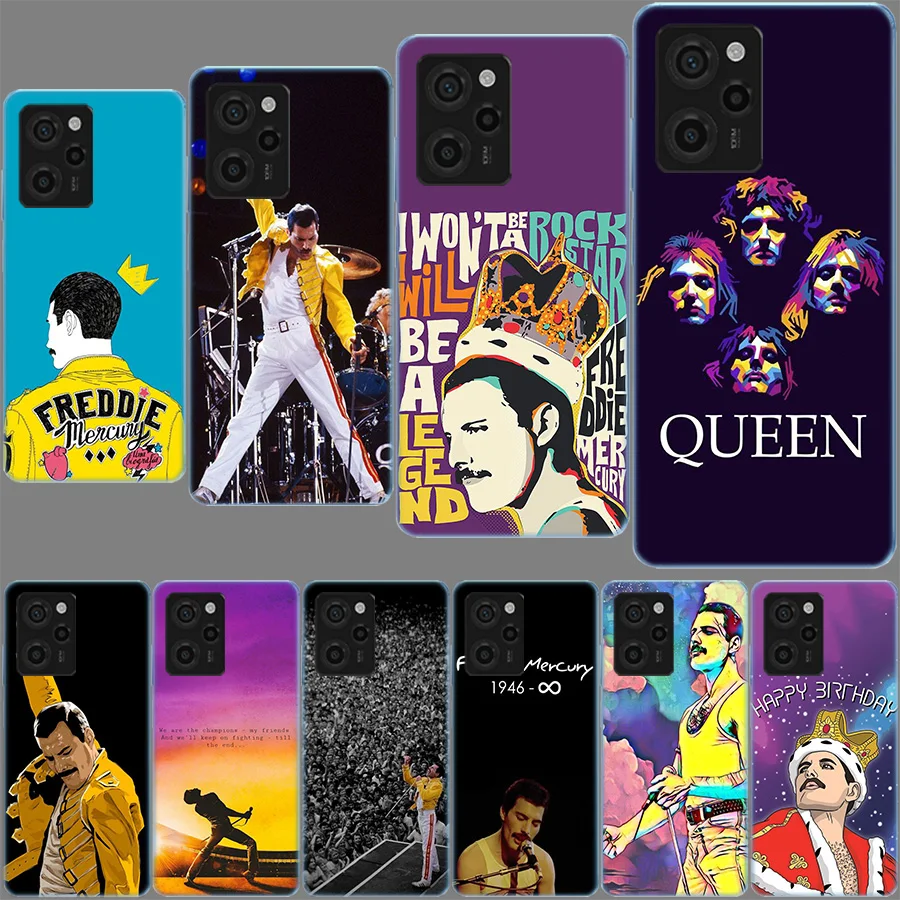 Rock Funky Freddie Mercury Queen Phone Cover for Xiaomi Mi 12T 11T 13 11 Ultra 12 Pro 10 9 8 Lite 5G 10T 9T 12X 11i CC9 A2 A3 6X