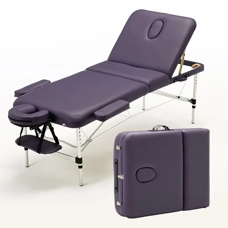 Portable Folding Massage Table Durable Stretcher Bed Cheap Facial Spa Body Relaxing