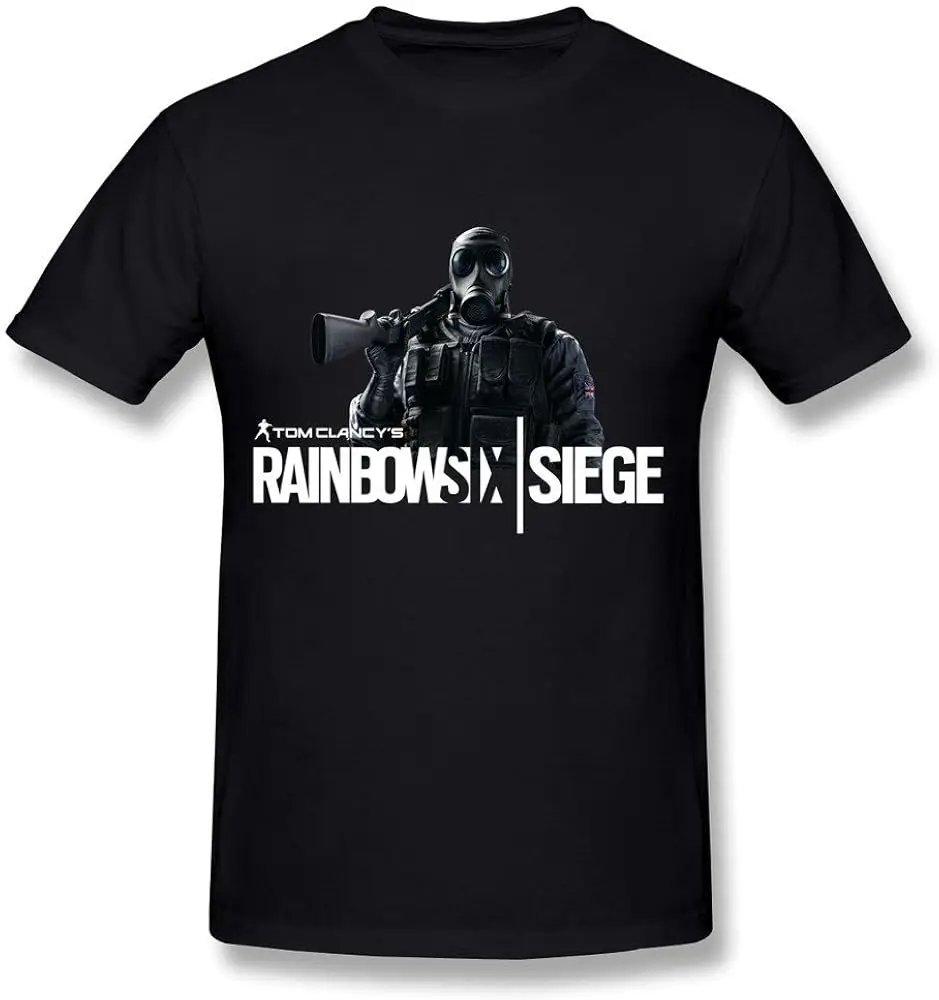 Rainbow Six Siege Cotton Retro Unisex Casual Fashion T-shirt High Street Oversized Unisex Trendy Cotton Breathable hot product