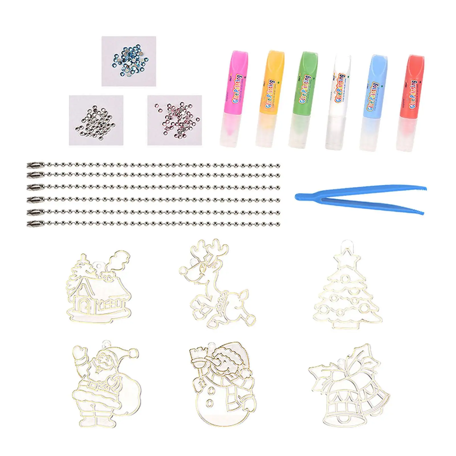 Ensemble d'art et d'artisanat de peinture sur cristal, jouets de dessin, ensemble de peinture d'art en cristal, Kits de peinture sur cristal pour adultes, garçons et filles, bricolage