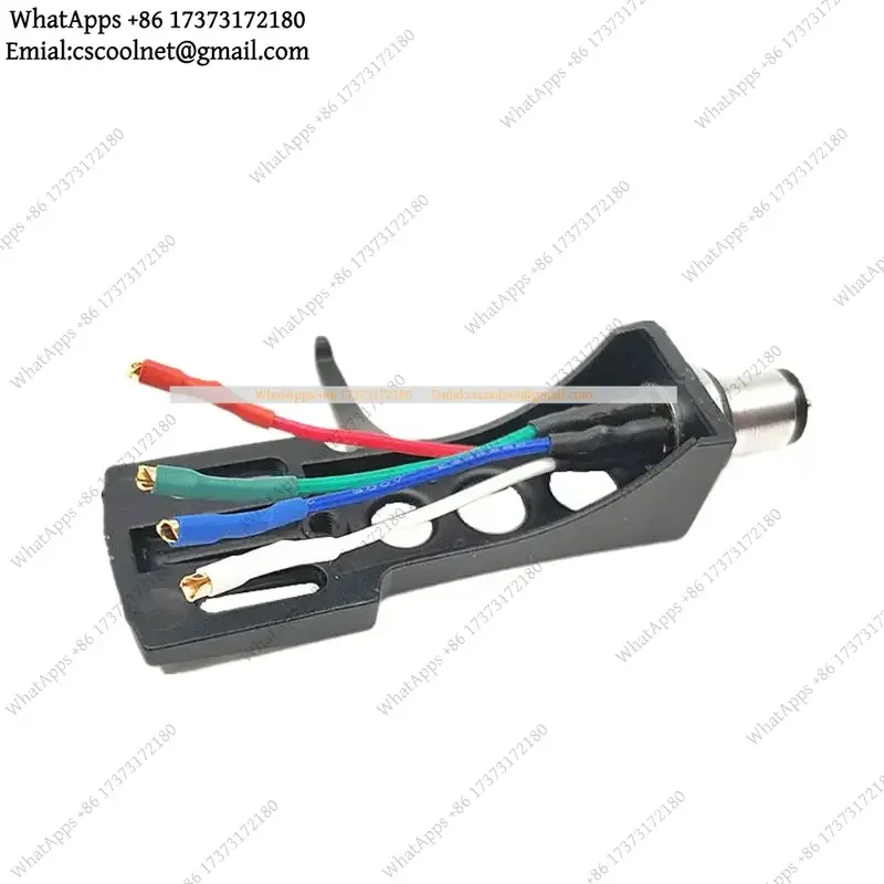 573A 4 Pin Contacts Black Turntable Headshell Fit Phono Player Audio Accessories