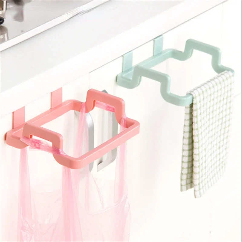 1Pc Caeative Hangable Vuilniszak Houder Keuken Gadget Opbergtas Houder Rack Keuken Accessoires Cocina Thuis Gereedschap-S