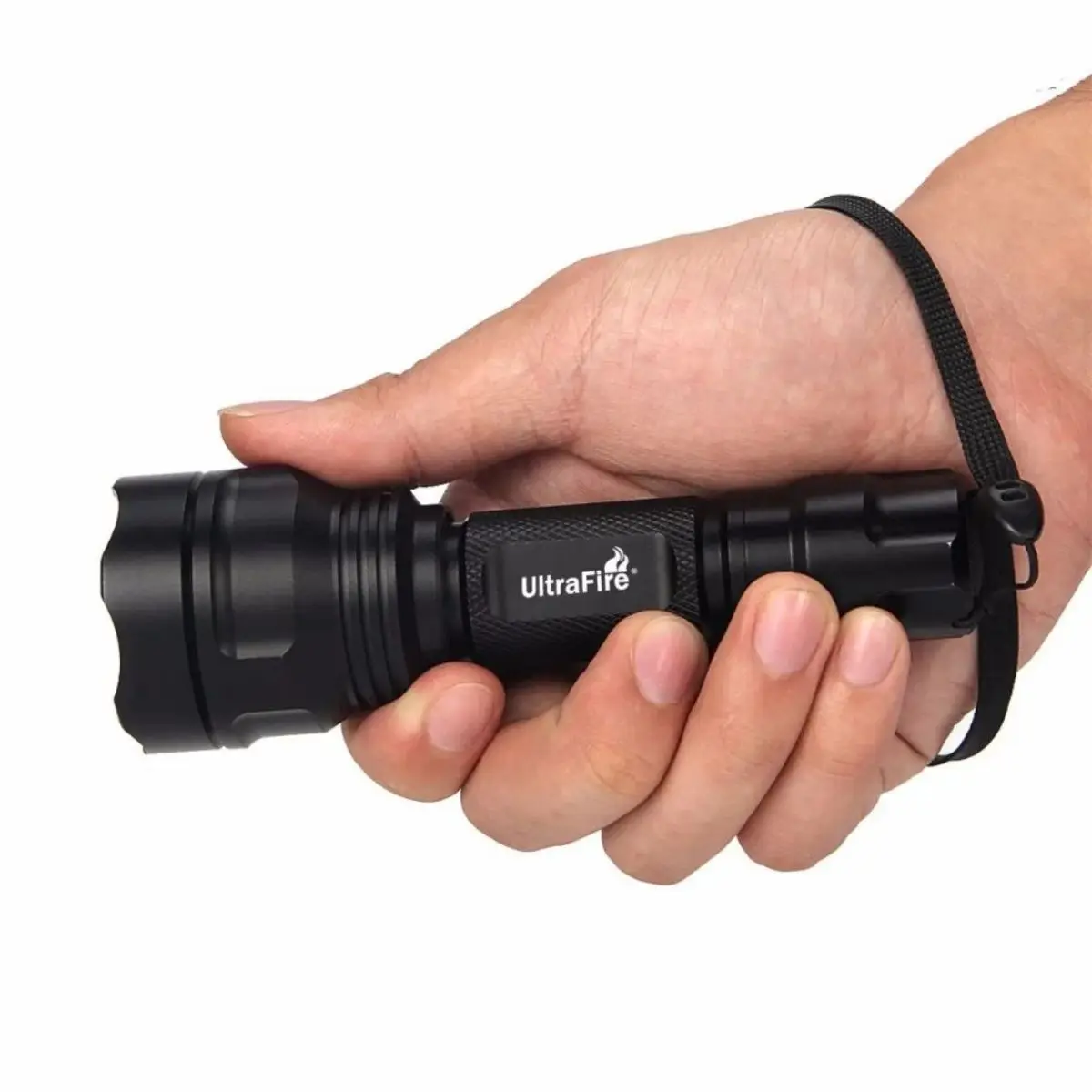 UltraFire UF-1505R Red Hunting Flashlight LED 630nm Zoomable Torch 1 Mode Outdoor Hog Predator Varmint Lantern with Attack Head