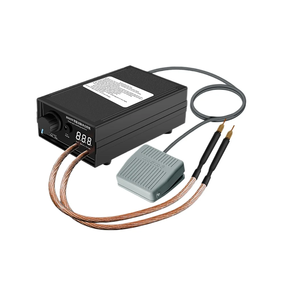 

Portable point 8000W rechargeable lithium battery 18650 high-power household DIY full set of welding machine