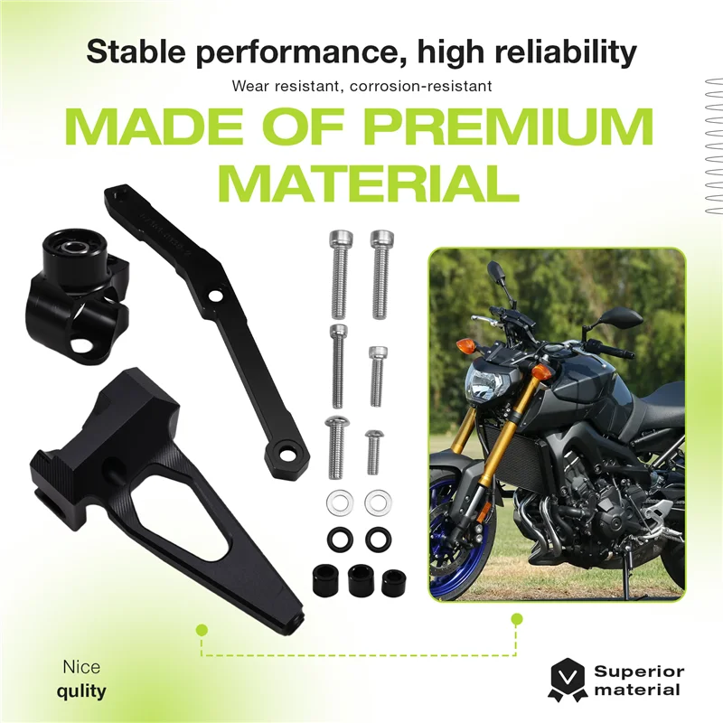 ヤマハ MT09-AB36用 ステアリングダンパー スタビライザーブラケット ステアリングダンパーブラケット