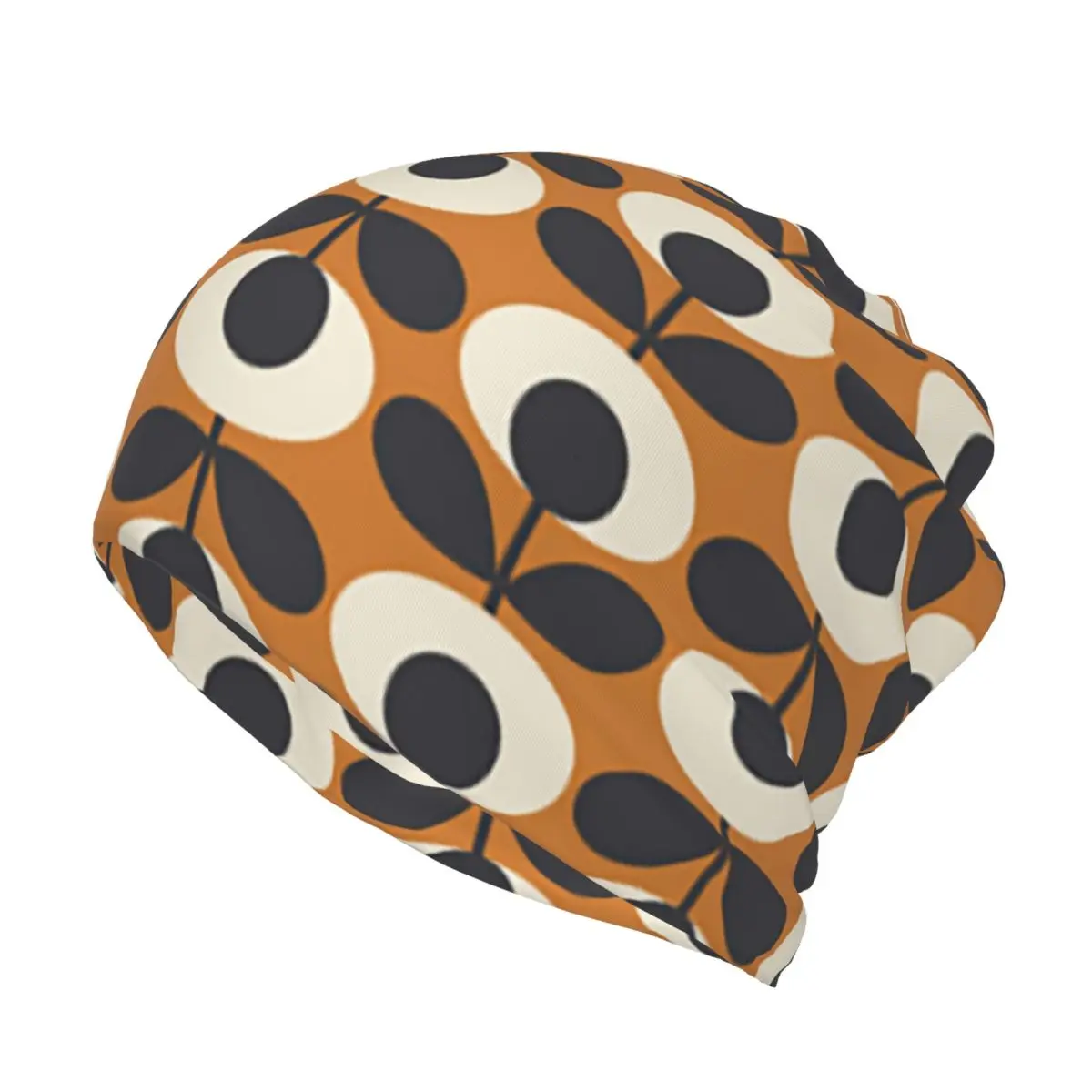Orla Kiely Flowers Abstract Bandana Neck Gaiter Wrap Scarf Warm Face Mask Beanies Hat for Men Women Adult All Season
