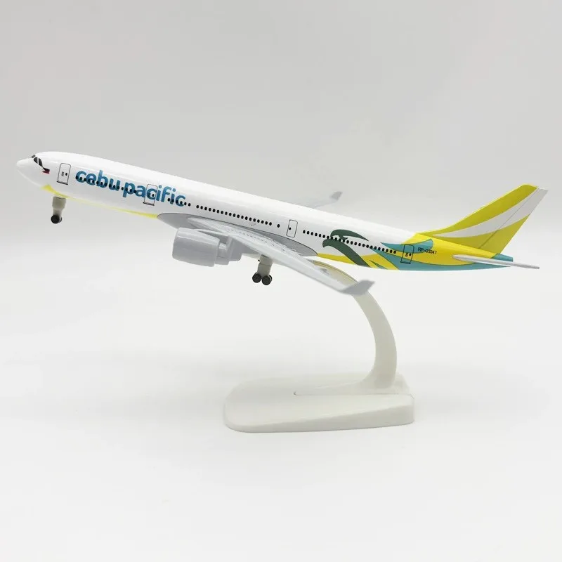 20cm Scale Aircraft Air Cebu Pacific A320 Metal Model Airplanes Diecast Replica For Adults Fun Souvenir Display With Landing Gea