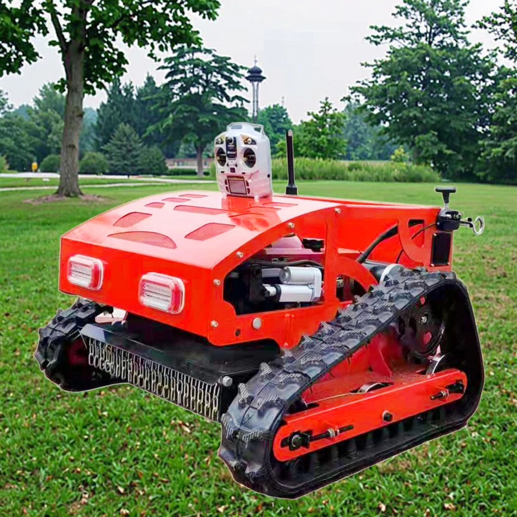 Hot Selling Small Stadium Garden Household Wireless Crawler Remote Control Lawn Mowers Robot With CE Certified