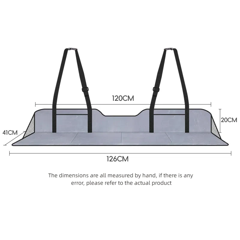 حامي رأس سرير سيارة دفع رباعي في السيارة طي فرش نوم خلفي السيارة لوح تمديد صندوق مرتبة تخييم نوم - 5